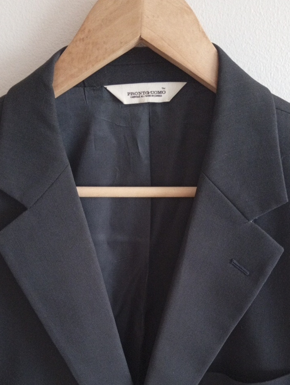 Pronto Uomo 100% Worsted Wool Men's Blazer 48 Short 41 Waist